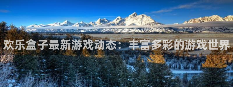 赢咖娱乐官方注册登录：欢乐盒子最新游戏动态：丰富多彩的游戏世
